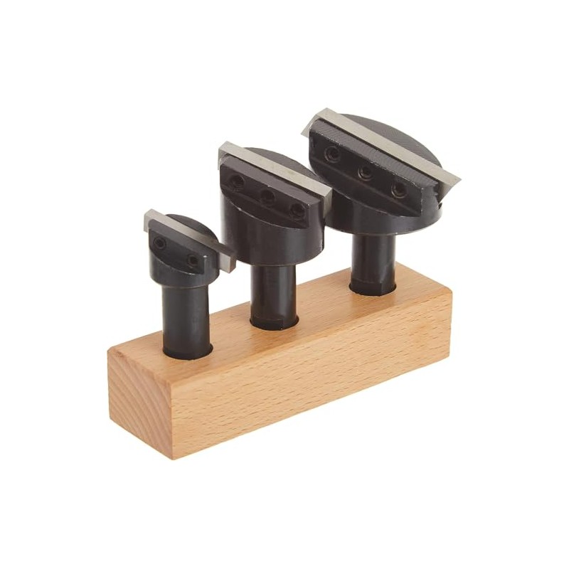 Fly Cutter Set with 1/2" Shank 3 Pieces with Hardened