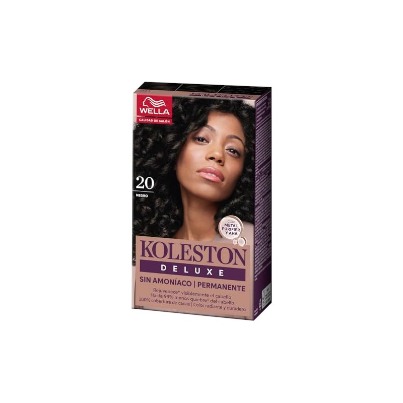Koleston Deluxe Tinte Permanente Sin Amoniaco 20 Negro