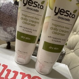 YES TO 2 Yes To AVOCADO Daily Cream Cleanser for Dry Skin 4 fl oz/118 ml NWOB Sealed S