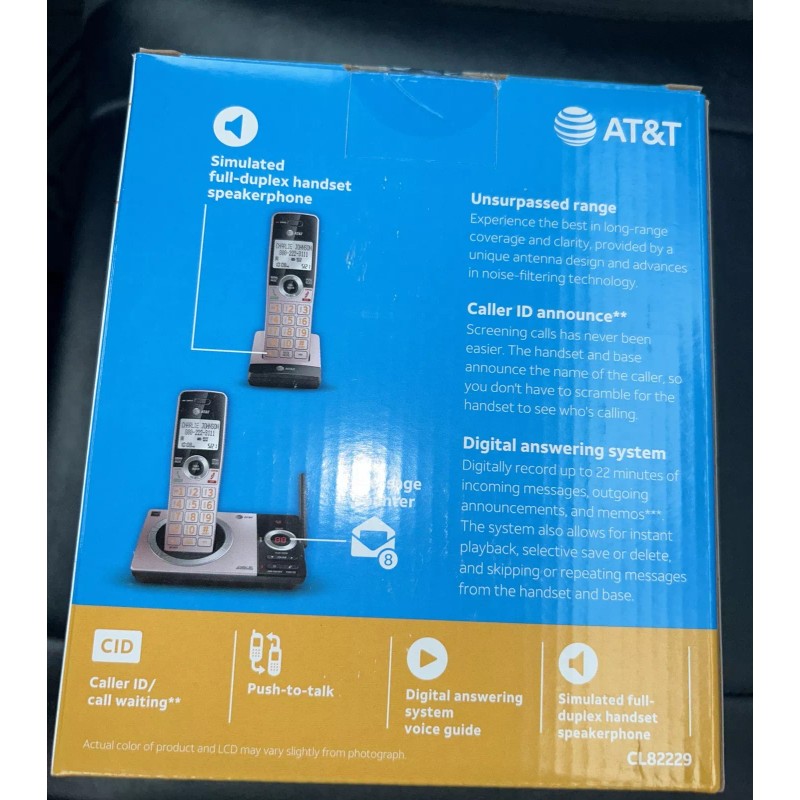 AT&T 2 Handset Digital Answering System w/ Smart Call Blocker