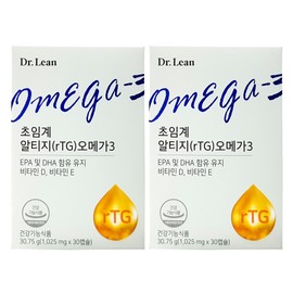 Dr.Lin Omega 3 Supercritical RTZomega3 30 Capsules 2 Boxes / 닥터린 오메가3 초임계 알티지오메가3 30캡슐 2박스