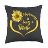 Birdie Gift: Happiness Is Being A Birdie Throw Pillow