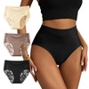 DAFANY Tummy Control Underwear for Women High Waist Briefs Lace