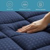 HYLEORY King Mattress Pad Quilted Fitted Mattress Protector Cooling Pillow