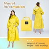 Nsyee Womens Long Raincoats Waterproof Rain Jacket Lightweight Breathable Hooded