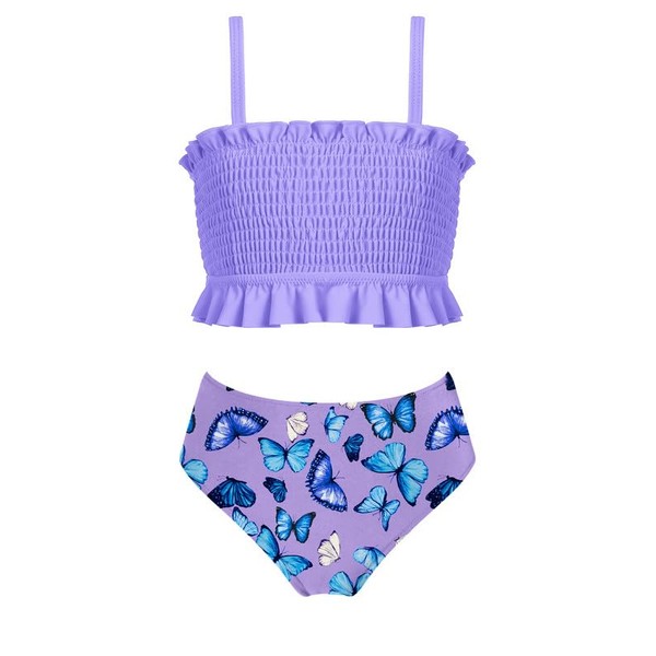 Arshiner Girls' Bikini Set Summer Swimsuits Children Adjustable Straps Tankini