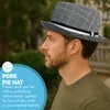 Thorness Grey Rude boy ska Pork Pie hat, Size 61cm,