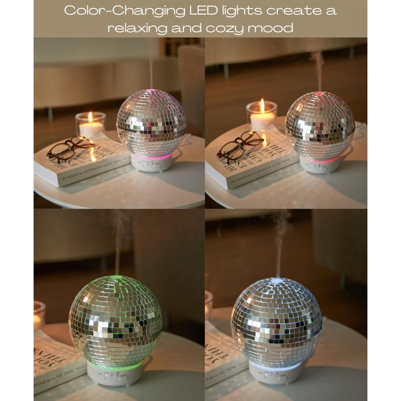 Mirror Ball Diffuser – Cute Essential Oil Diffuser and Humidifier