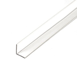 Outwater Plastics 519-CL 1/2 Inch X 7/16 Inch X 3/64 (.047) Inch Thick Clear Butyrate Clear Plastic Even Leg Angle Moulding 72 Inch Lengths (Pack of 18 Pieces, 108 feet Total)