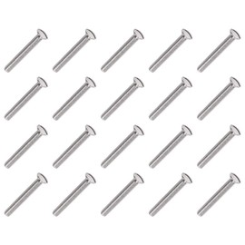 M3.5 x 50mm Long Electrical Machine Screws for Light Switch Plug Socket - 20