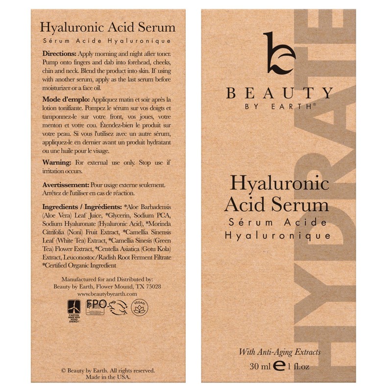 Face Serum - Hyaluronic Acid Serum for Face Anti Aging