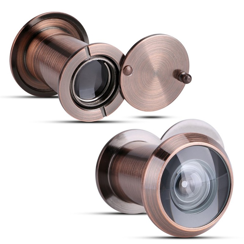 Door Viewer, Wide Angle Home Security Glass Viewer, 220 Degree