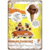 Howard Johnson's Ice cream Shop Vintaage Ad 12"x9" Reproduction Metal Sign N174