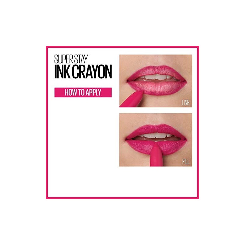 Maybelline Superstay ink crayon Lipstick, Matte longwear lipstick Makeup, Trust