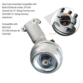 Kerlista Replacmentparts Gearbox GearCase Assembly Compatible with ego's BCA1220 ST1530 STA1500 String Trimmer Attachmnt Brushcutter 2824954002