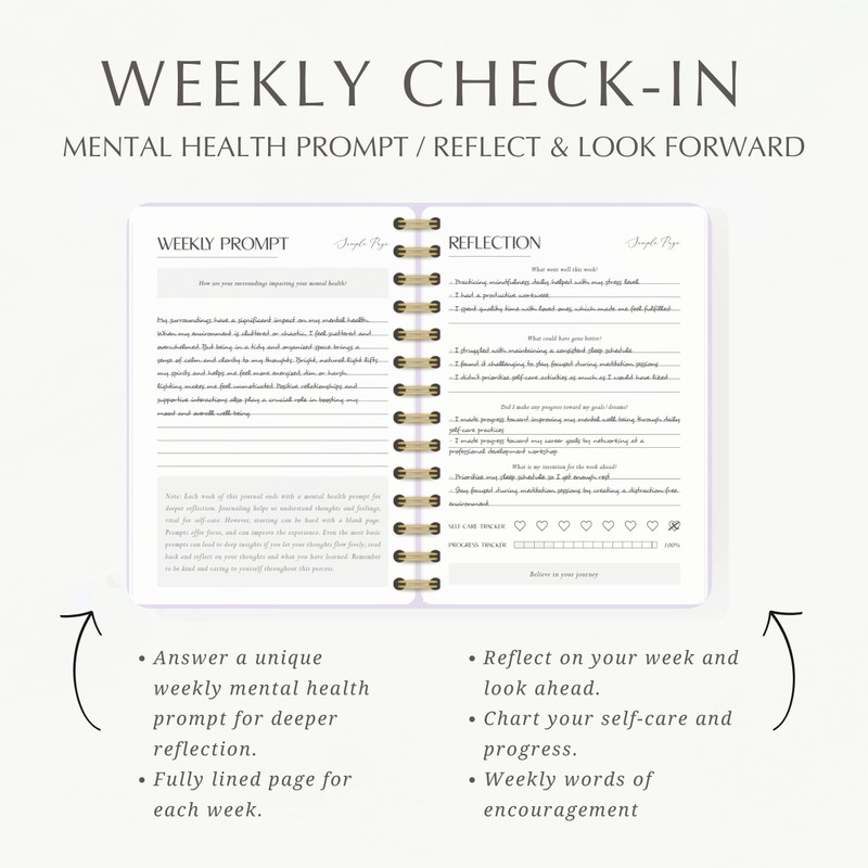 LIFTINSPIRE CO. FINDING BALANCE A 100-DAY Mental Health Journal –