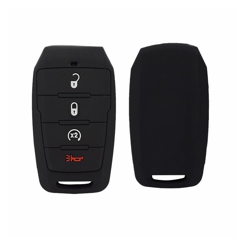 Laisiou Silicone Remote Key Fob Cover Case Protector for Ram