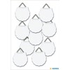 Herma 5752 Picture Hanger (Pack of 10), White, 30 mm
