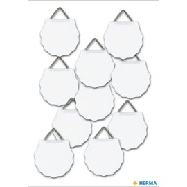 Herma 5752 Picture Hanger (Pack of 10), White, 30 mm