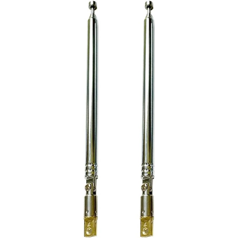 7 Section Telescopic 63cm Rod Antenna Stainless Steel AM FM
