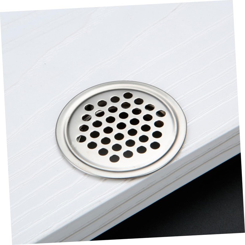 jojofuny 100pcs Round Ventilation Covers Air Vent Metal Furniture Vent