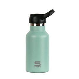 KINETICO SPAIN S.L.U. SAFTA EUCALIPTO Thermosflasche, Wasserflasche, Edelstahl, doppelt isoliert, 12 Stunden Heißgetränk und 24 Stunden Kaltgetränke, 350 ml, 7,3 x 19,5 cm, Eukalyptus, M, Casual