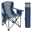 HIGH POINT SPORTS Oversized Portable Camping Folding Chair, Foldable Outdoor