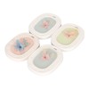 4PCS Set Wardrobe Aromatherapy Wax Tablets Long Lasting Floral Scent