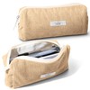 Purbert Pencil Bag Pen Case, Soft Corduroy Small Pencil Pouch