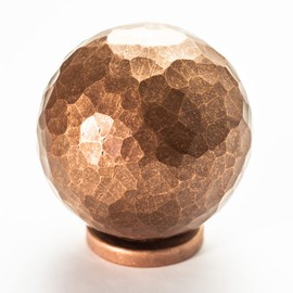 Shire Post Mint Hand-Hammered Orb - 2.25" - 1.75 lb Copper