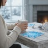 Servietten Weihnachten 20 Napkins Snow Crystal Magic Snowflakes Winter Christmas