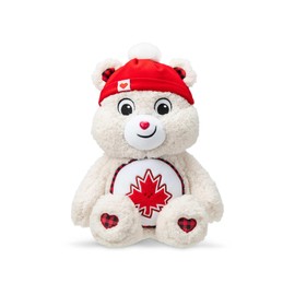 Care Bears 14" True North Bear, Snuggly Edition, Canadian-exclusive plush - Medium Size, Stuffed Animal plush for Ages 4+, Perfect Holiday, Birthday Gift, Good for Girls and Boys and Collectors, White