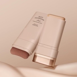 KARLOR foundation stick with brush, foundation stick foundation pen light concealer stick, liquid foundation stick, makeup foundation cream for mixed complexion (03 natural beige)