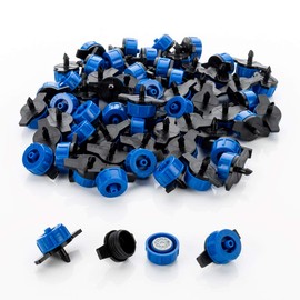 LST 50x Micro Dripper Mini Dripper Garden Irrigation Pressure Regulated Blue 2L/H