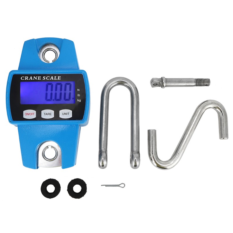 300KG Portable Mini Crane Scale Electronic Hook Hanging Weight Scale
