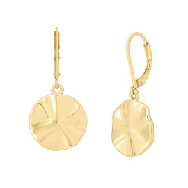 Robert Lee Morris Soho Women's Textured Coin Drop Earrings