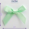 Italian Options Satin Craft Bows 100-Piece Pack, 3 cm Bow