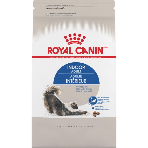 Royal Canin Indoor Adult Dry Cat Food, 15 lb bag