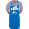 Print4U Me Boss You Wife BBQ Cooking Funny Novelty Apron