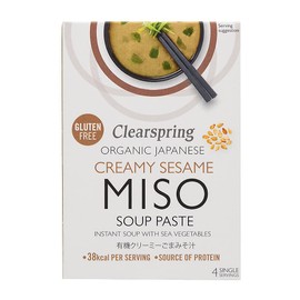 CLEARSPRING Creamy Sesame Miso Soup Paste & Sea Veg
