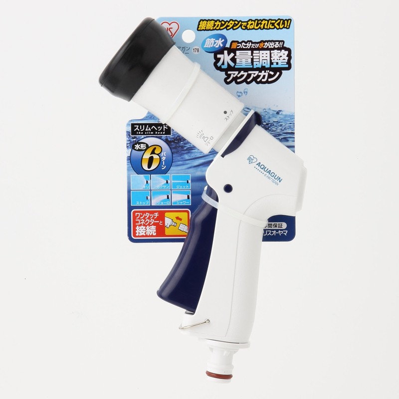 Iris Ohyama Aqua Gun S Front Lever White/Marine Blue 168023
