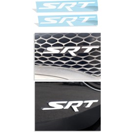 Reflective Concepts - SRT Badge Overlay Decal Stickers - Grille and Trunk - 2015-2018 Charger SRT 392 - (Color: Gloss White)