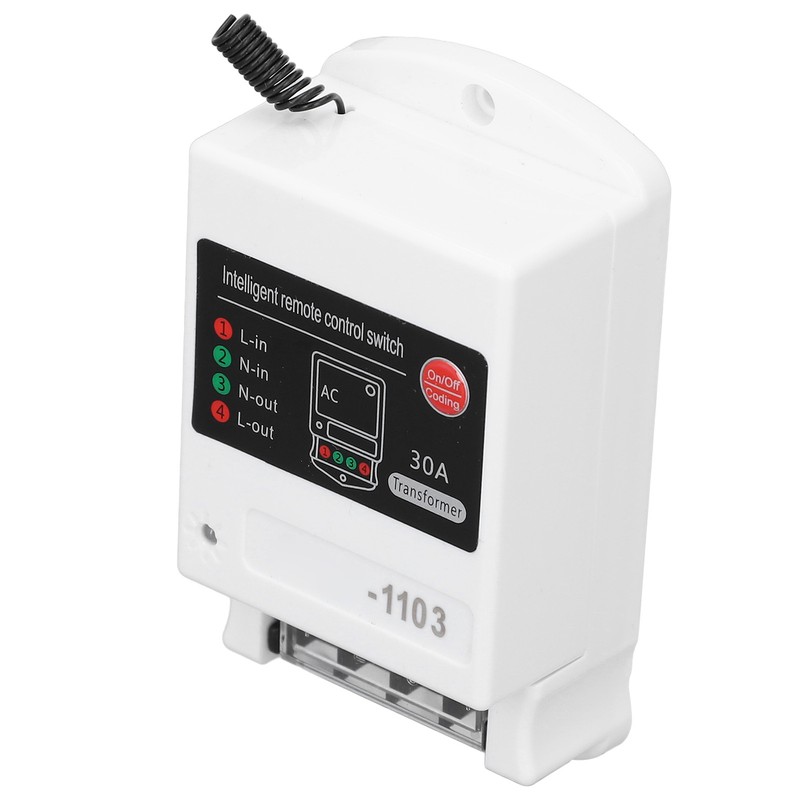 Remote Control Switch 30A Relay 3km Control Range Wireless Remote