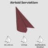 DeinPack 50 x Airlaid Napkins 40 x 40 cm Bordeaux