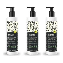 Ink Life Crema Cicatrizante Vegana Para Tatuaje Pack 3 Piezas