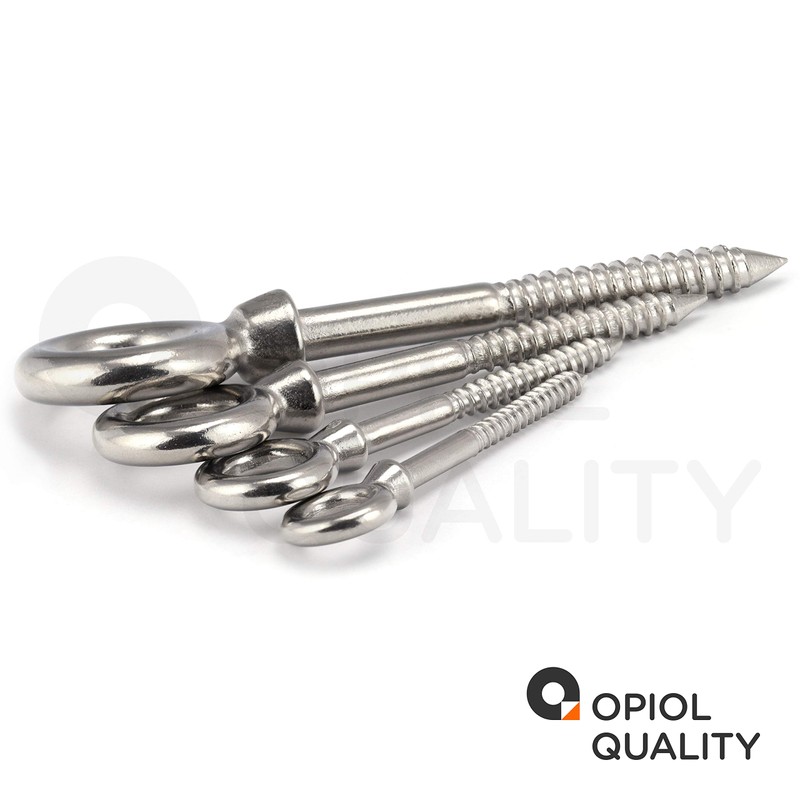 OPIOL QUALITY® Eye Bolt with Wood Thread 6 x 60
