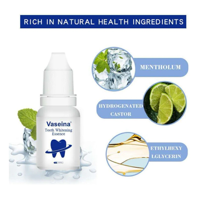 2 Esencia Blanqueadora Dental Suero Limpieza Higiene Bucal F