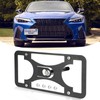 Front Bumper Tow Hook License Plate Mount Bracket Compatible with