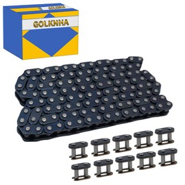 GOLKNHA 120 Link T8F Chain for 47cc 49cc 2 Stroke Scooters, Mini Pocket Bikes, Dirt Bikes, ATVs, and quads