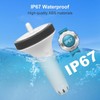 Pool Thermometer Floating, Solar Energy, Easy Read with Indoor Temperature,